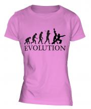 Rumba Dancing Evolution Ladies T-Shirt