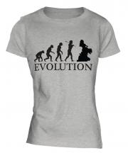 Belly Dancer Evolution Ladies T-Shirt