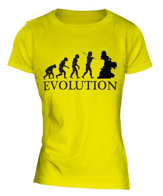 Belly Dancer Evolution Ladies T-Shirt