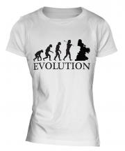 Belly Dancer Evolution Ladies T-Shirt