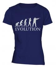 Clay Pigeon Shooting Evolution Ladies T-Shirt