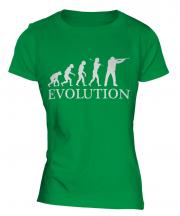 Clay Pigeon Shooting Evolution Ladies T-Shirt