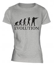 Clay Pigeon Shooting Evolution Ladies T-Shirt