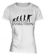 Clay Pigeon Shooting Evolution Ladies T-Shirt