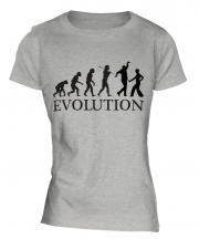 Flamenco Dancing Evolution Ladies T-Shirt