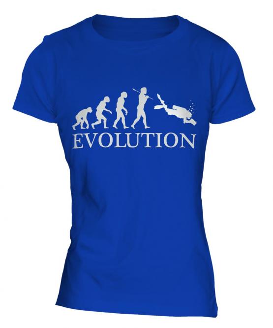 Underwater Photography Evolution Ladies T-Shirt