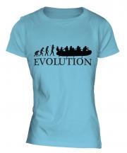 White Water Rafting Evolution Ladies T-Shirt