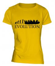 White Water Rafting Evolution Ladies T-Shirt