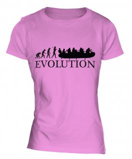 White Water Rafting Evolution Ladies T-Shirt