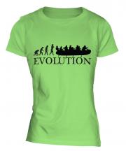 White Water Rafting Evolution Ladies T-Shirt