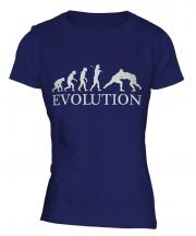 Sumo Wrestler Evolution Ladies T-Shirt