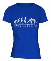Sumo Wrestler Evolution Ladies T-Shirt