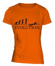 Swimmer Evolution Ladies T-Shirt