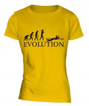 Swimmer Evolution Ladies T-Shirt