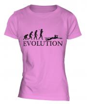 Swimmer Evolution Ladies T-Shirt