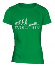 Swimmer Evolution Ladies T-Shirt