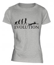 Swimmer Evolution Ladies T-Shirt