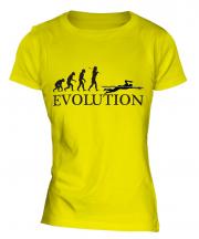 Swimmer Evolution Ladies T-Shirt