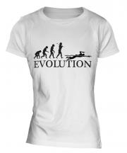 Swimmer Evolution Ladies T-Shirt