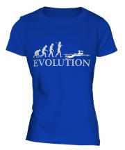 Swimmer Evolution Ladies T-Shirt