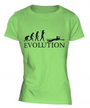 Swimmer Evolution Ladies T-Shirt