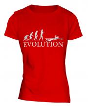 Swimmer Evolution Ladies T-Shirt