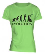 Wheelchair Basketball Evolution Ladies T-Shirt