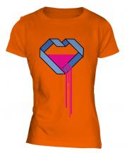 Bleeding Heart Ladies T-Shirt