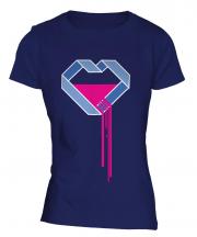 Bleeding Heart Ladies T-Shirt