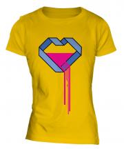 Bleeding Heart Ladies T-Shirt