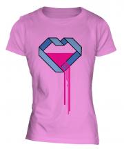 Bleeding Heart Ladies T-Shirt