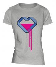 Bleeding Heart Ladies T-Shirt