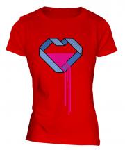 Bleeding Heart Ladies T-Shirt