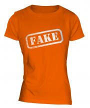 Fake Stamp Ladies T-Shirt