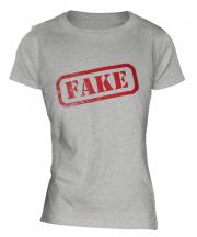 Fake Stamp Ladies T-Shirt