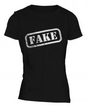 Fake Stamp Ladies T-Shirt