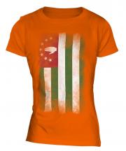 Abkhazia Faded Flag Ladies T-Shirt