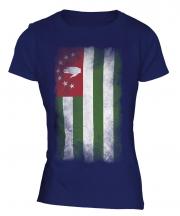 Abkhazia Faded Flag Ladies T-Shirt