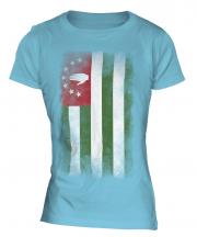 Abkhazia Faded Flag Ladies T-Shirt