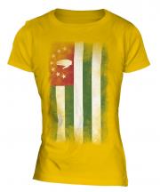 Abkhazia Faded Flag Ladies T-Shirt