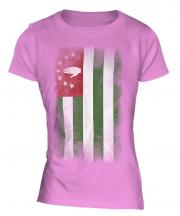 Abkhazia Faded Flag Ladies T-Shirt