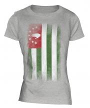 Abkhazia Faded Flag Ladies T-Shirt