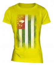 Abkhazia Faded Flag Ladies T-Shirt