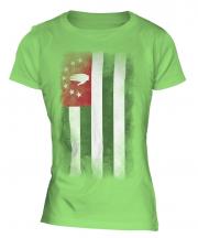 Abkhazia Faded Flag Ladies T-Shirt