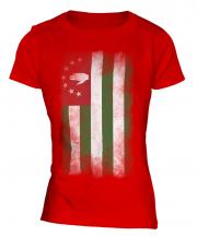 Abkhazia Faded Flag Ladies T-Shirt