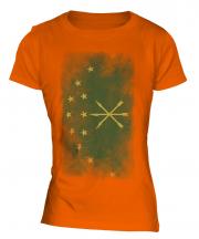 Adygea Faded Flag Ladies T-Shirt