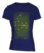 Adygea Faded Flag Ladies T-Shirt