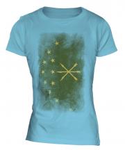 Adygea Faded Flag Ladies T-Shirt
