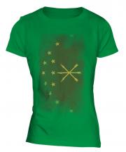 Adygea Faded Flag Ladies T-Shirt