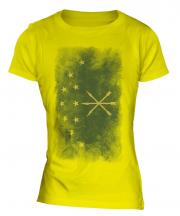 Adygea Faded Flag Ladies T-Shirt